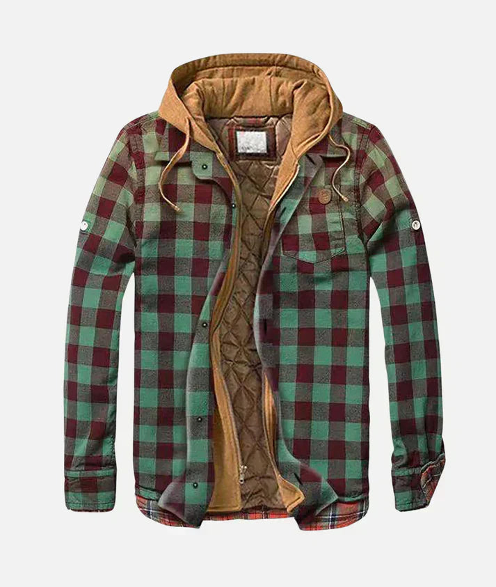 Hugh I Check Patchwork Jacket