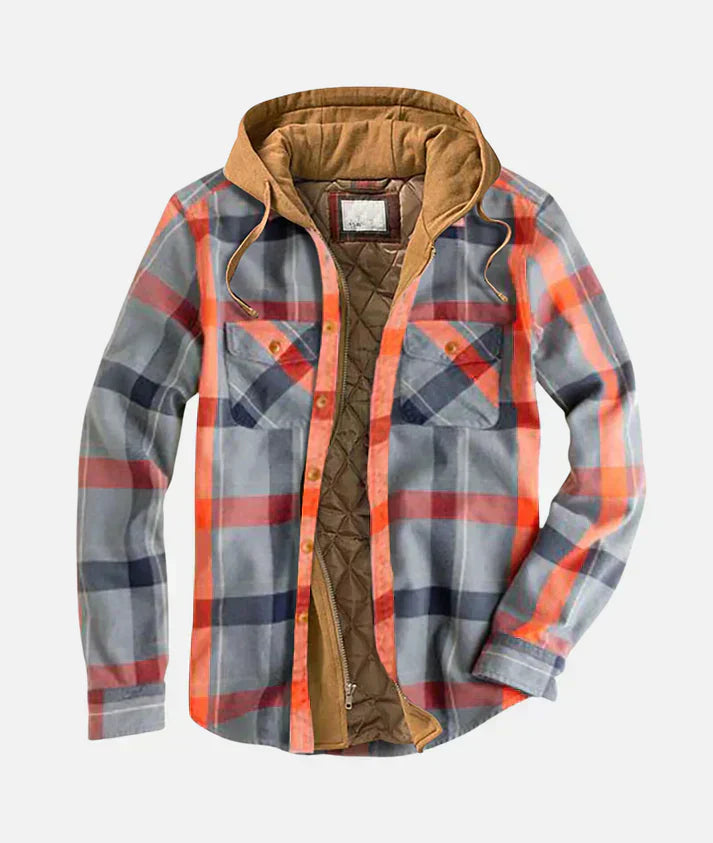 Hugh I Check Patchwork Jacket