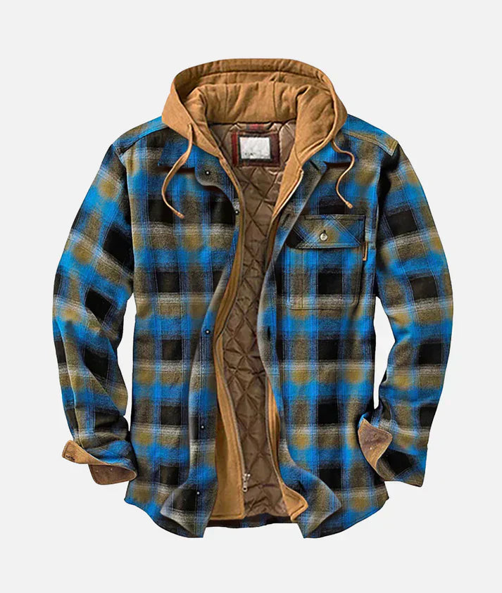 Hugh I Check Patchwork Jacket