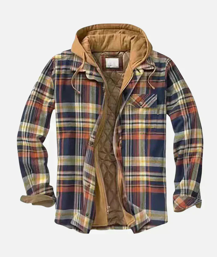 Hugh I Check Patchwork Jacket