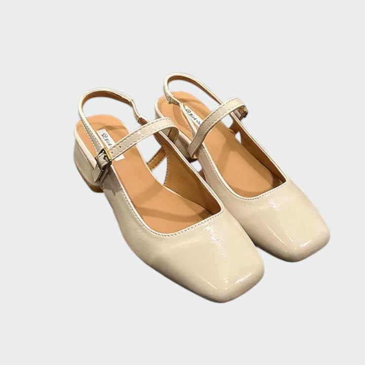 Nora Beau | Square Tip Mary Jane Shoes