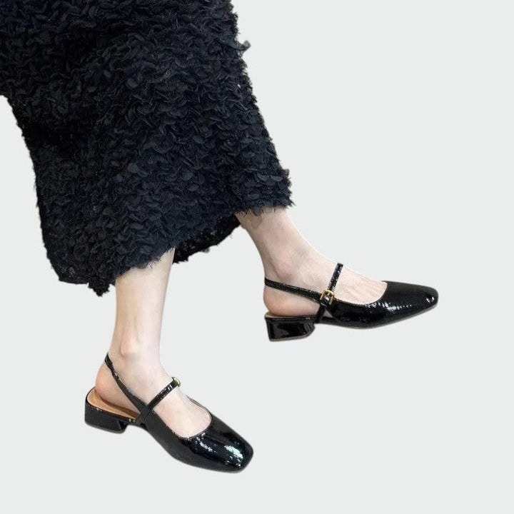 Nora Beau | Square Tip Mary Jane Shoes