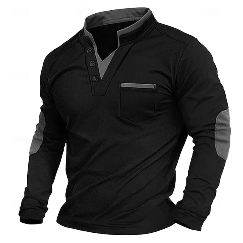 Arnold | Men's V-Neck Sweatshirt