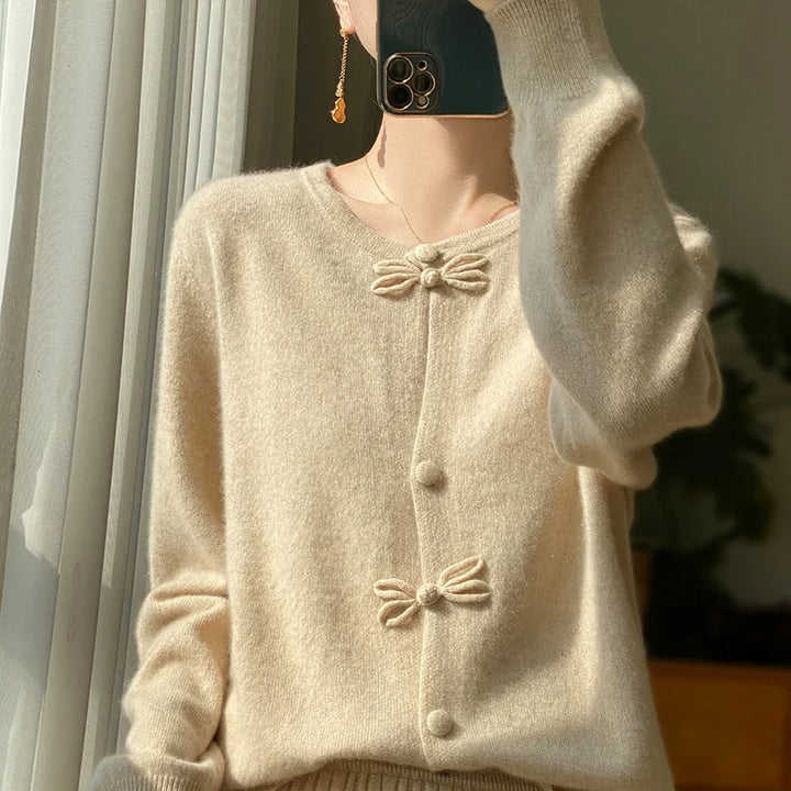 Clara | Bow Detail Cardigan